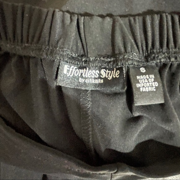 CITIKNITS Liquid Knit Black Pants Sz S. - Picture 5 of 9